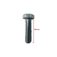 Βίδα 933 DIN γαλαβανιζέ εξάγωνη 14*50mm