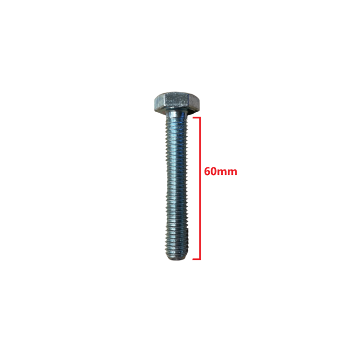 Βίδα 933 DIN γαλαβανιζέ εξάγωνη 10*60mm