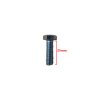 Βίδα 933 DIN γαλαβανιζέ εξάγωνη 8*25mm