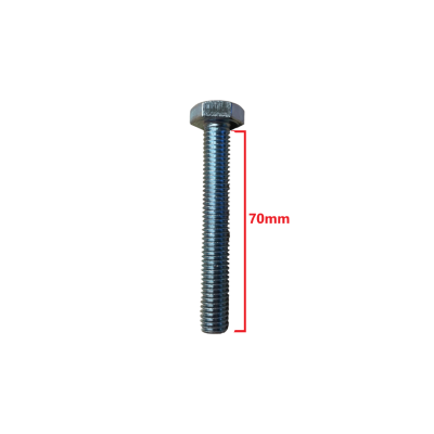 Βίδα 933 DIN γαλαβανιζέ εξάγωνη 10*70mm
