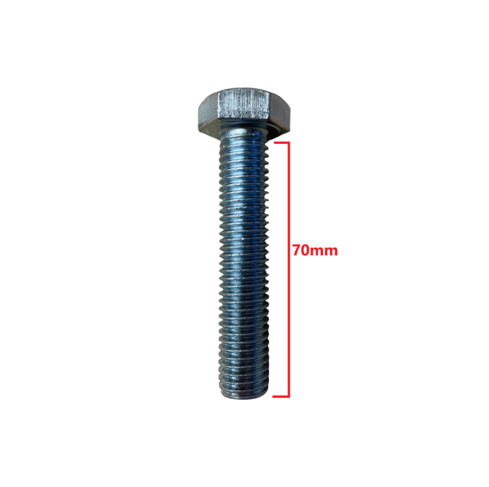 Βίδα 933 DIN γαλαβανιζέ εξάγωνη 14*70mm