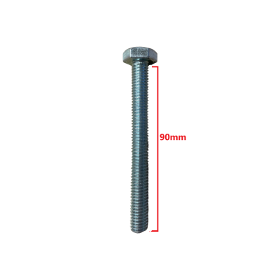 Βίδα 933 DIN γαλαβανιζέ εξάγωνη 10*90mm