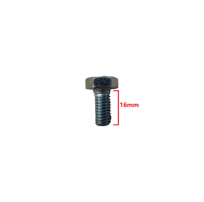 Βίδα 933 DIN γαλαβανιζέ εξάγωνη 8*16mm