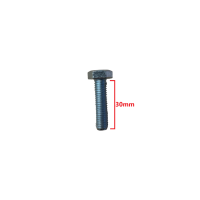 Βίδα 933 DIN γαλαβανιζέ εξάγωνη 8*30mm