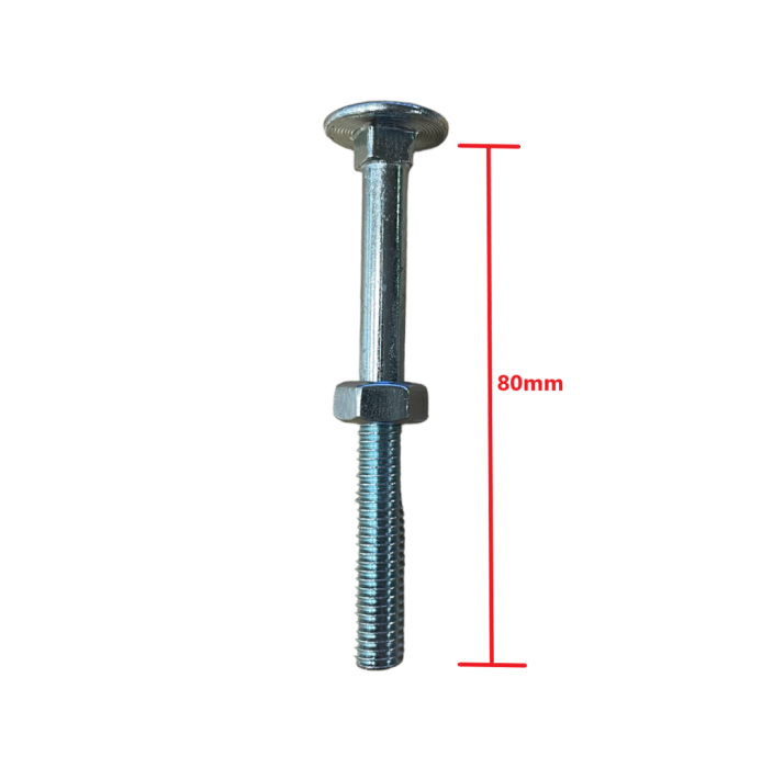 Καρόβιδα (κασονόβιδα) γαλβανιζέ 8x80mm μαζί με παξιμάδι