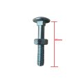 Καρόβιδα (κασονόβιδα) γαλβανιζέ 10x60mm μαζί με παξιμάδι