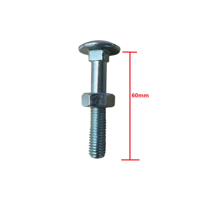 Καρόβιδα (κασονόβιδα) γαλβανιζέ 10x60mm μαζί με παξιμάδι 