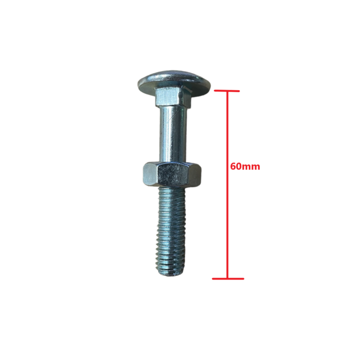 Καρόβιδα (κασονόβιδα) γαλβανιζέ 10x60mm μαζί με παξιμάδι