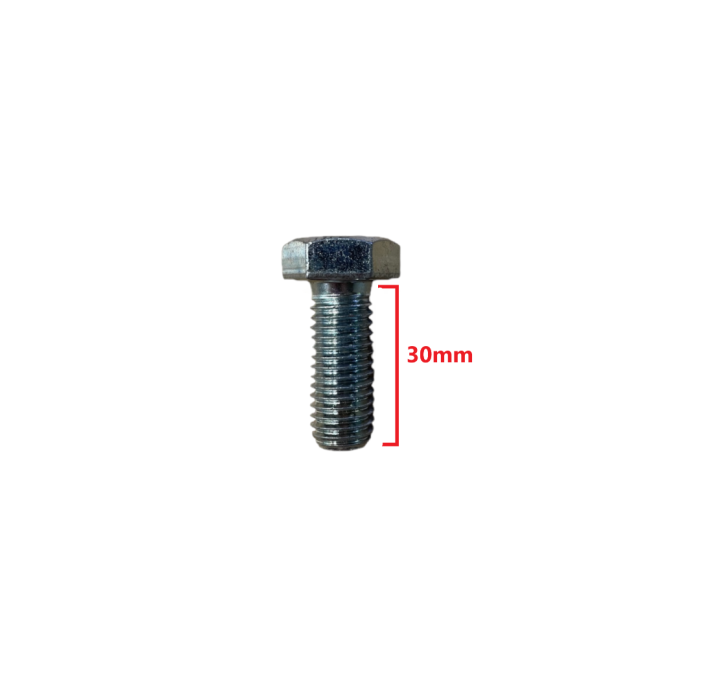 Βίδα 933 DIN γαλαβανιζέ εξάγωνη 12*30mm