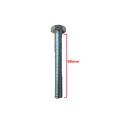 Βίδα 933 DIN γαλαβανιζέ εξάγωνη 8*60mm