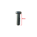 Βίδα 933 DIN γαλαβανιζέ εξάγωνη 12*40mm
