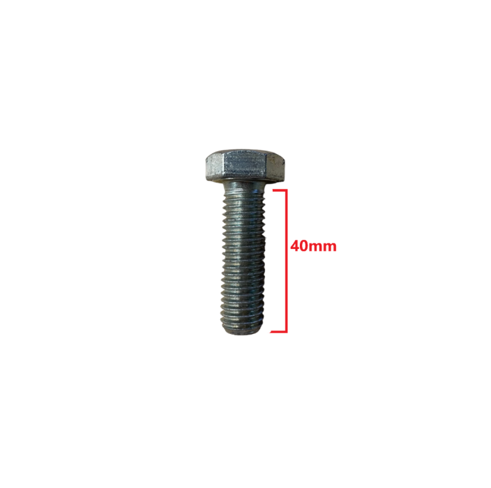 Βίδα 933 DIN γαλαβανιζέ εξάγωνη 12*40mm