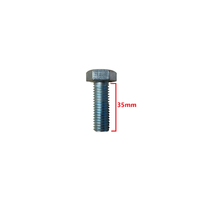 Βίδα 933 DIN γαλαβανιζέ εξάγωνη 12*35mm
