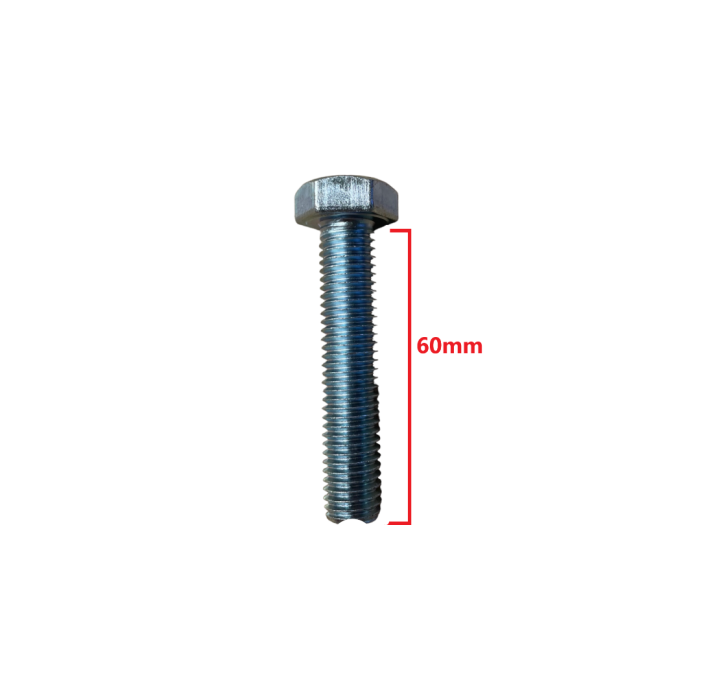 Βίδα 933 DIN γαλαβανιζέ εξάγωνη 12*60mm