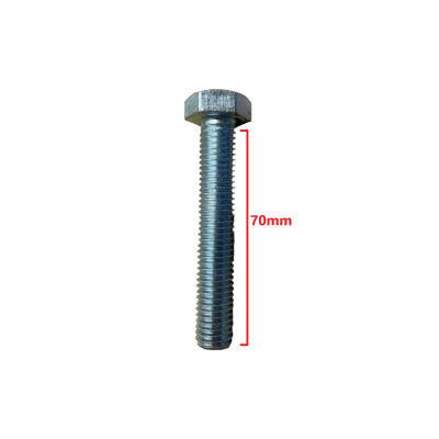 Βίδα 933 DIN γαλαβανιζέ εξάγωνη 12*70mm