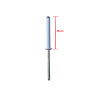 Πριτσίνι αλουμινίου 3,8x30mm σε χρώμα λευκό