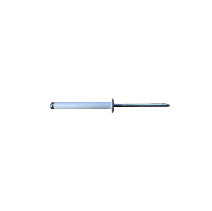 Πριτσίνι αλουμινίου 3,8x25mm σε χρώμα λευκό