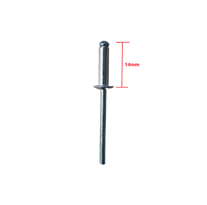 Πριτσίνι αλουμινίου 3.8x14mm σε χρώμα γαλβανιζέ