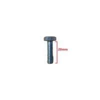 Βίδα 933 DIN γαλαβανιζέ εξάγωνη 6*20mm
