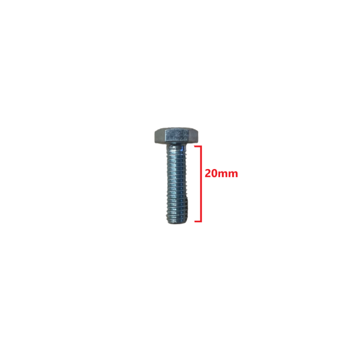 Βίδα 933 DIN γαλαβανιζέ εξάγωνη 6*20mm