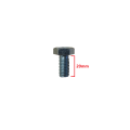 Βίδα 933 DIN γαλαβανιζέ εξάγωνη 10*20mm