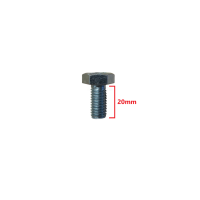 Βίδα 933 DIN γαλαβανιζέ εξάγωνη 10*20mm