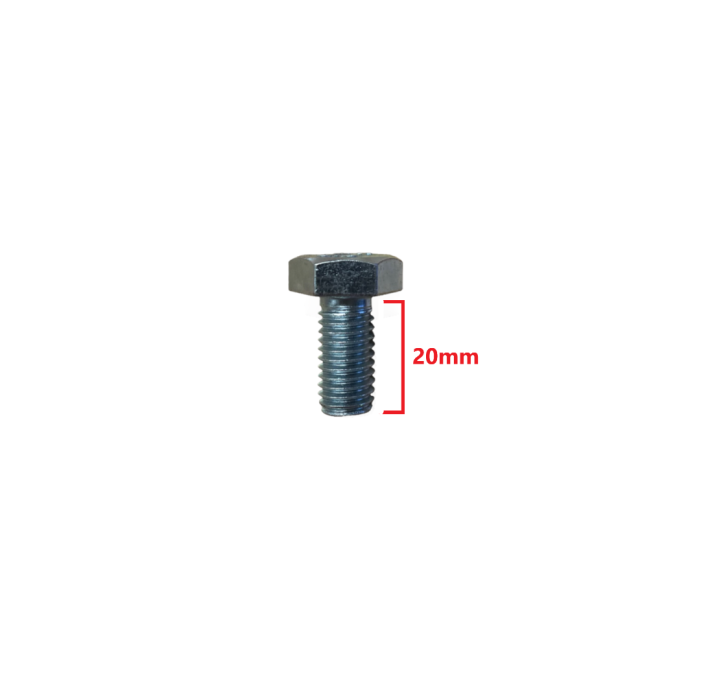 Βίδα 933 DIN γαλαβανιζέ εξάγωνη 10*20mm