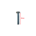 Βίδα 933 DIN γαλαβανιζέ εξάγωνη 6*30mm