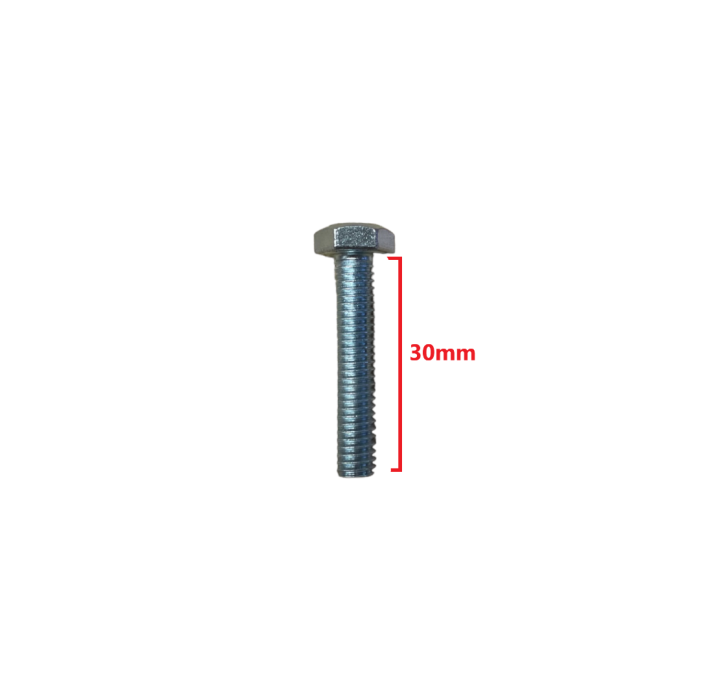 Βίδα 933 DIN γαλαβανιζέ εξάγωνη 6*30mm