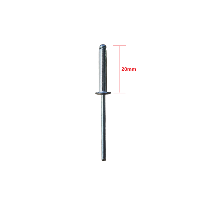 Πριτσίνι αλουμινίου 4x20mm σε χρώμα γαλβανιζέ