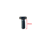 Βίδα 933 DIN γαλαβανιζέ εξάγωνη 10*25mm