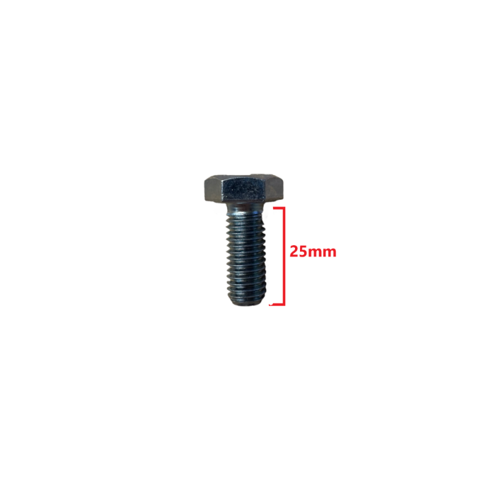 Βίδα 933 DIN γαλαβανιζέ εξάγωνη 10*25mm