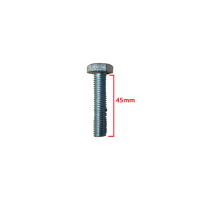 Βίδα 933 DIN γαλαβανιζέ εξάγωνη 10*45mm