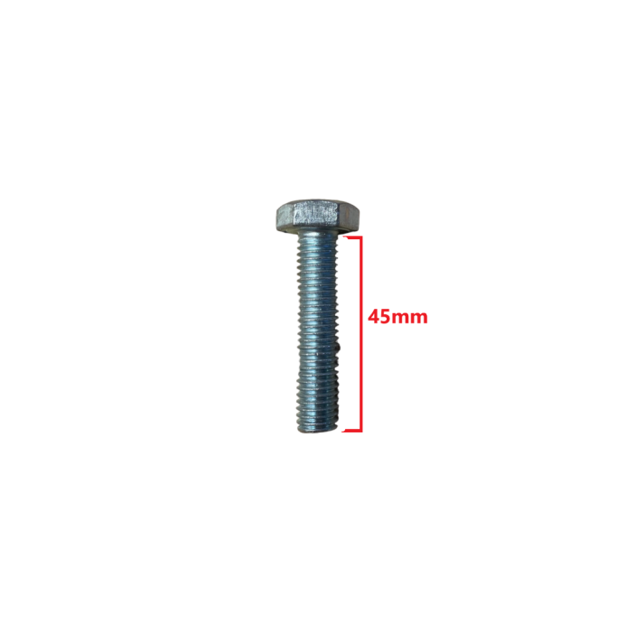 Βίδα 933 DIN γαλαβανιζέ εξάγωνη 10*45mm