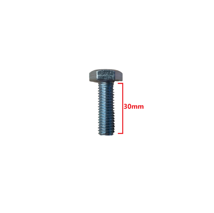 Βίδα 933 DIN γαλαβανιζέ εξάγωνη 10*30mm
