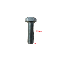Βίδα 933 DIN γαλαβανιζέ εξάγωνη 14*35mm