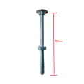 Καρόβιδα (κασονόβιδα) γαλβανιζέ 6x70mm μαζί με παξιμάδι