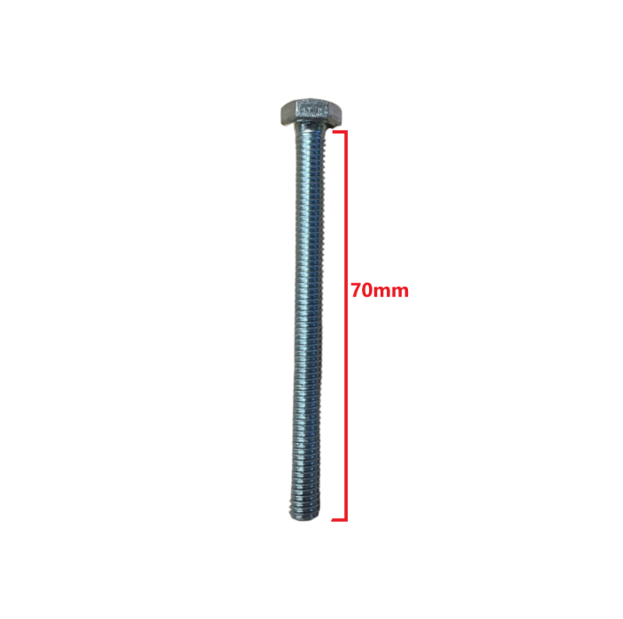 Βίδα 933 DIN γαλαβανιζέ εξάγωνη 6*70mm