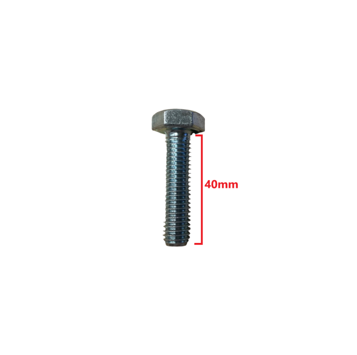 Βίδα 933 DIN γαλαβανιζέ εξάγωνη 10*40mm