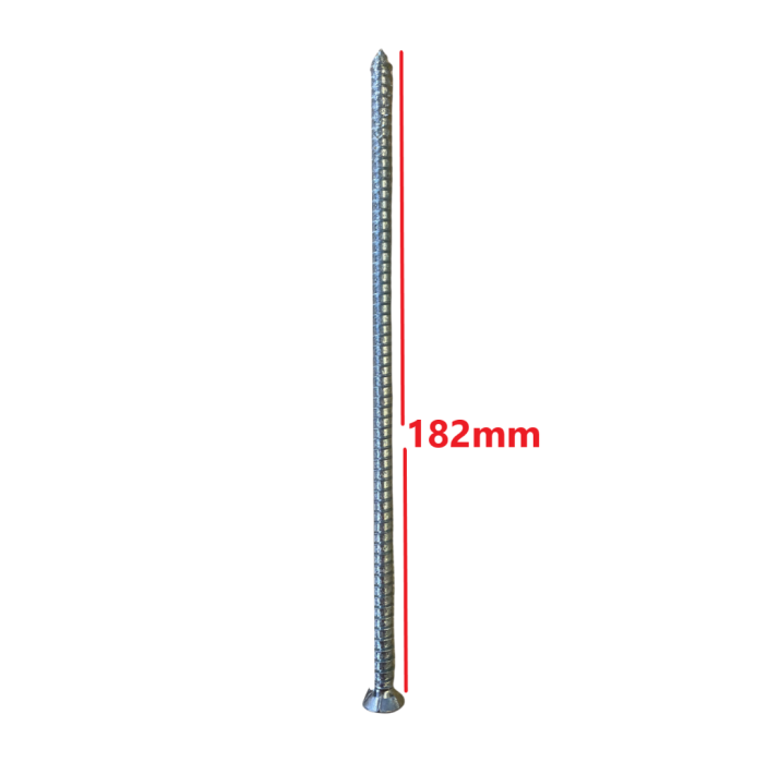 Τσιμεντόβιδα (βίδα μπετού) 7,5*182mm, γαλβανιζέ κανονικό κεφάλι