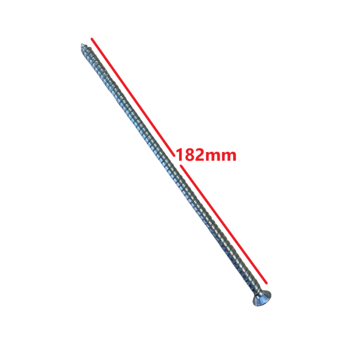 Τσιμεντόβιδα (βίδα μπετού) 7,5*182mm, γαλβανιζέ κανονικό κεφάλι