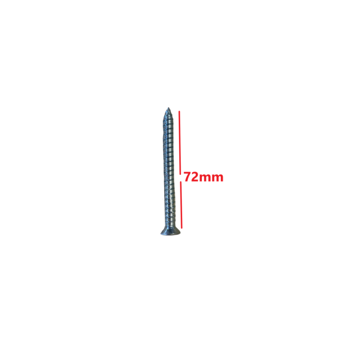 Τσιμεντόβιδα (βίδα μπετού) 7,5*72mm, γαλβανιζέ κανονικό κεφάλι