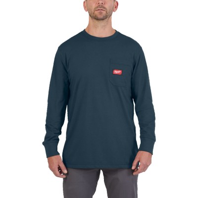 ΜΠΛΟΥΖΑ ΕΡΓΑΣΙΑΣ ΜΑΚ/ΚΗ WT LS BLU S MW