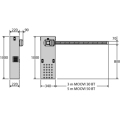 Μπάρα Στάθμευσης MOOVI AC A60 Kit με κοντάρι 6m (Οικιακή χρήση)