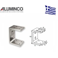 Εξωτερικό στήριγμα κολώνας F50-108 Aluminco 4142
