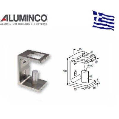 Εξωτερικό στήριγμα κολώνας F50-102 Aluminco 4144