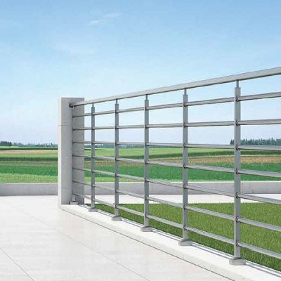 Κάγκελα αλουμινίου τύπου INOX F50 Accord Tubular Aluminco (τιμή τρέχοντος μέτρου)