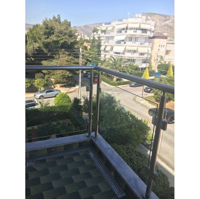 Κάγκελα αλουμινίου τύπου INOX F50 Horizon Aluminco (τιμή τρέχοντος μέτρου)
