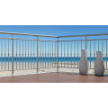 Κάγκελα αλουμινίου τύπου INOX F50 VERTICAL-R Aluminco (τιμή τρέχοντος μέτρου)