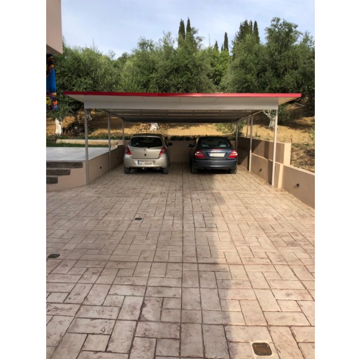 Κορφιάς για πάνελ οροφής 30mm σε RAL 7015 3,2m